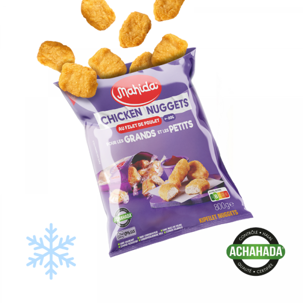 Nuggets de Poulet halal Achahada 800g
