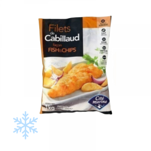 Filets de Cabillaud façon Fish & Chips